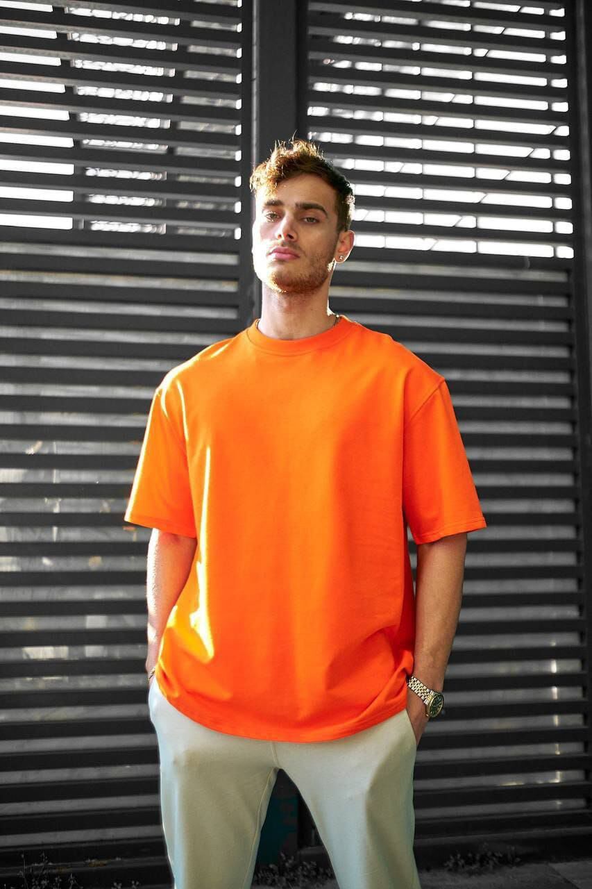 %100 Pamuk Oversize Basic T-shirt