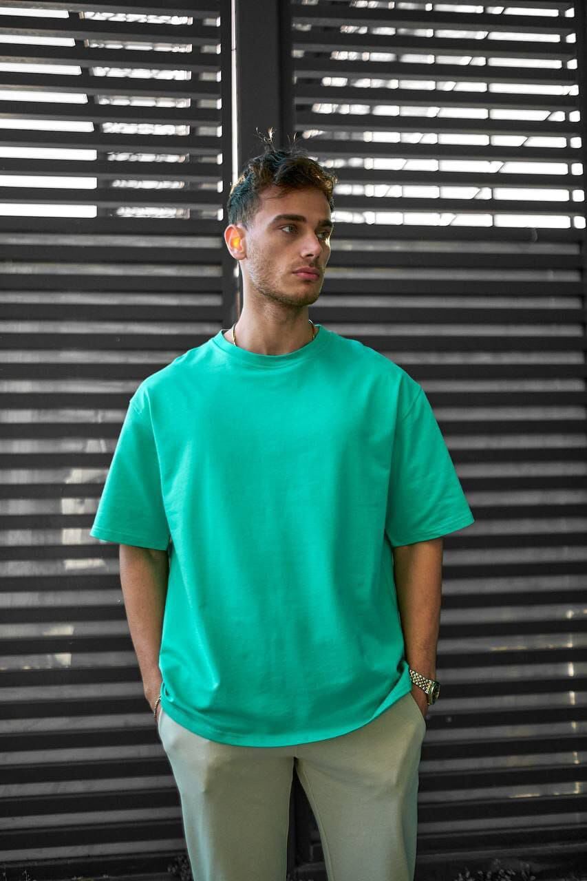 %100 Pamuk Oversize Basic T-shirt