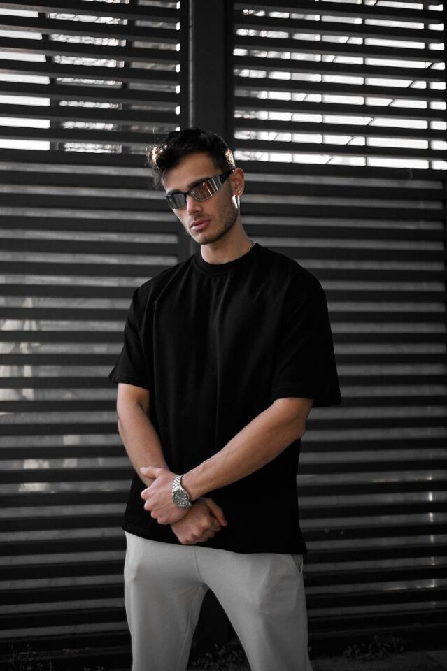 %100 Pamuk Oversize Basic T-shirt