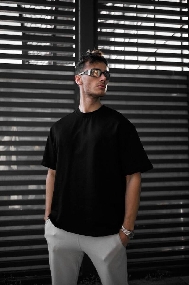 %100 Pamuk Oversize Basic T-shirt