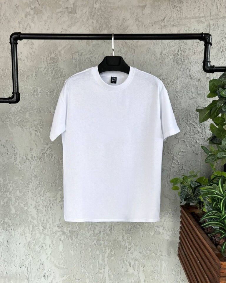 %100 Pamuk Oversize Basic T-shirt