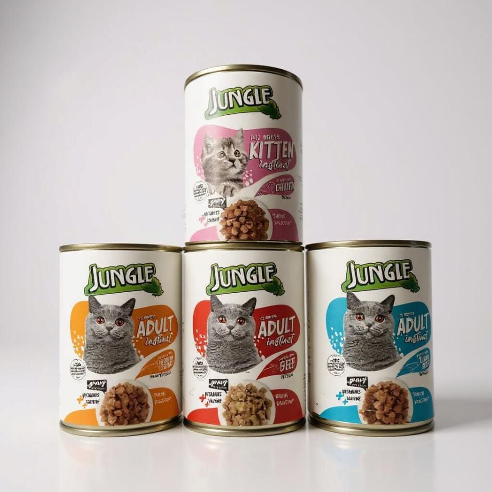 4'lü Set Jungle Kedi Maması