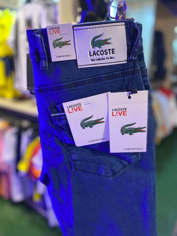 Lacoste Lacivert Erkek Jeans