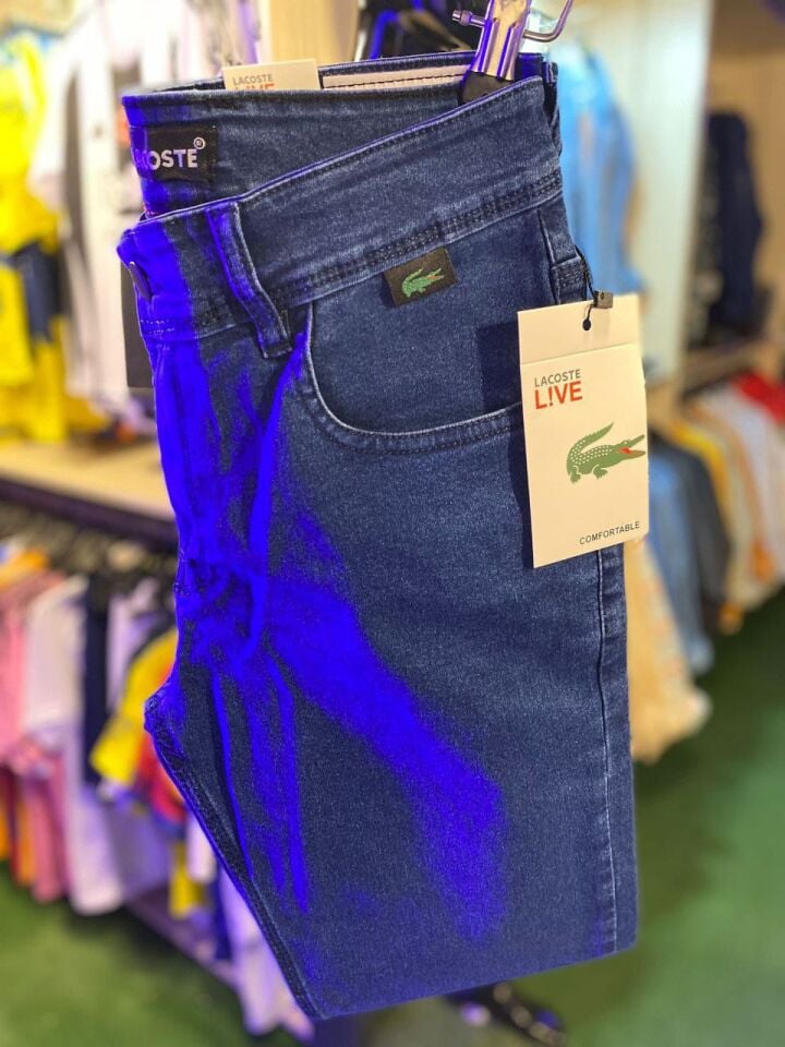 Lacoste Lacivert Erkek Jeans