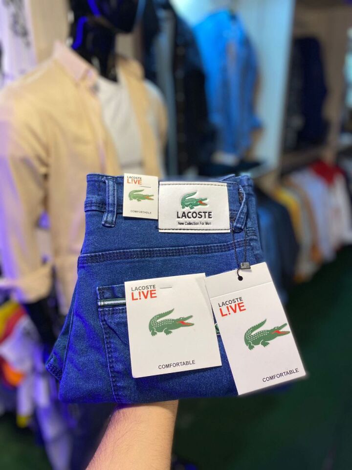 Lacoste Lacivert Erkek Jeans