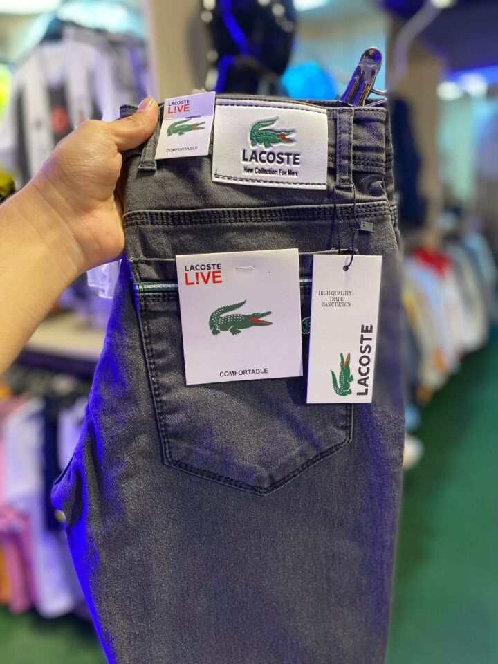 Lacoste Füme Erkek Jeans