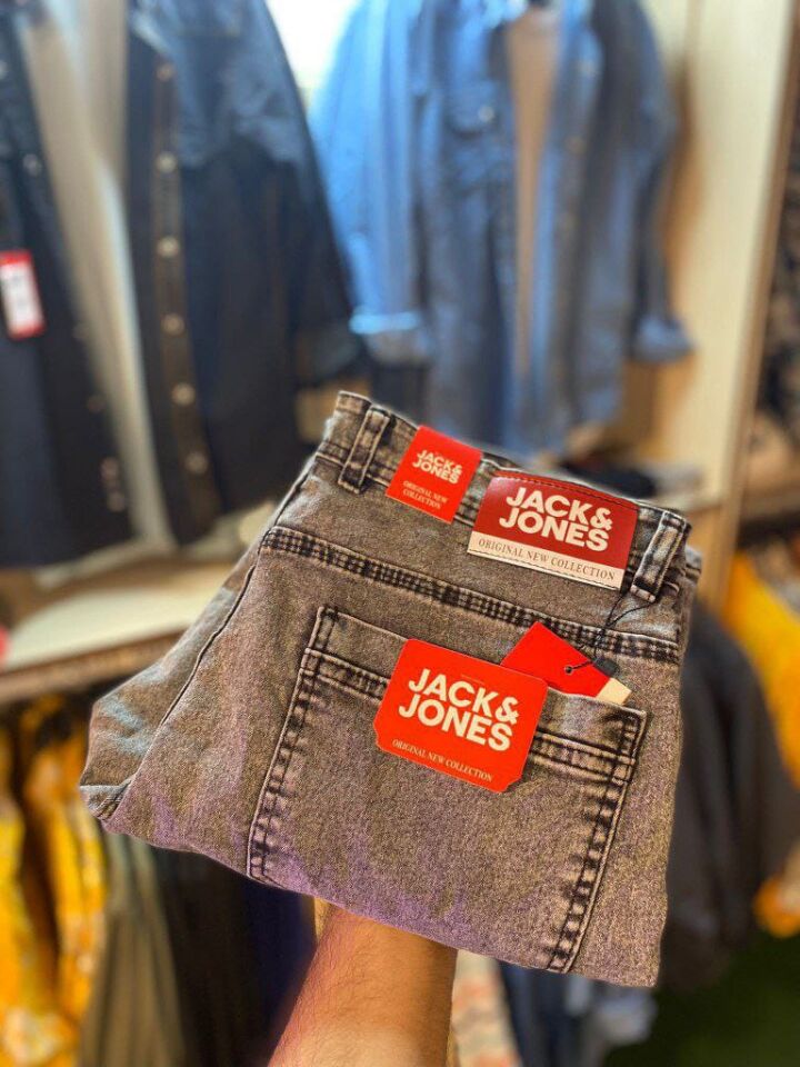 Jack & Jones Gri Erkek Jeans