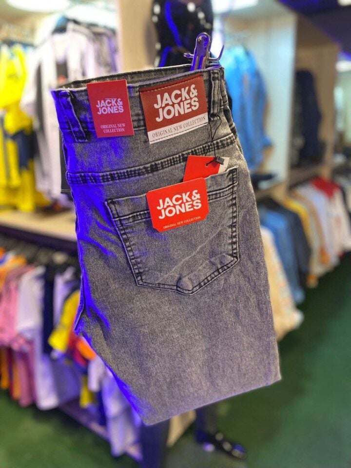 Jack & Jones Gri Erkek Jeans