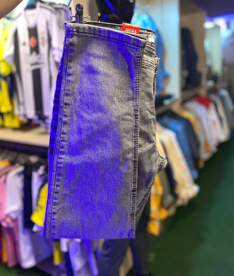 Jack & Jones Gri Erkek Jeans